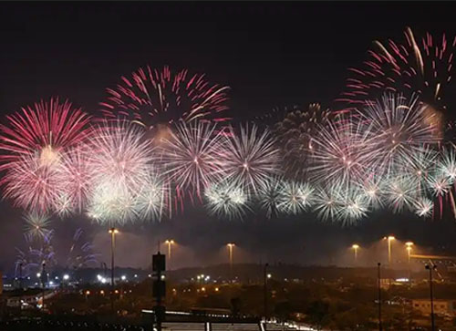 淅川县焰火晚会